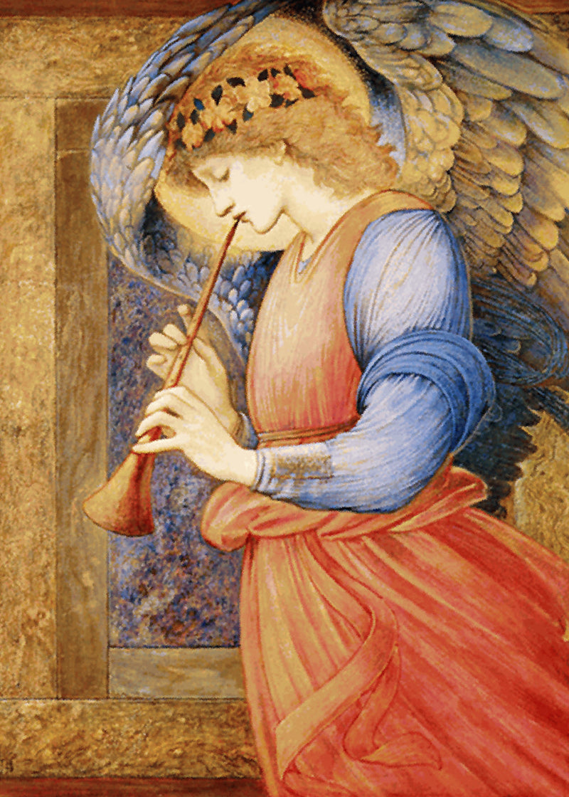 An Angel Playing the Flageolet - Edward Burne-Jones