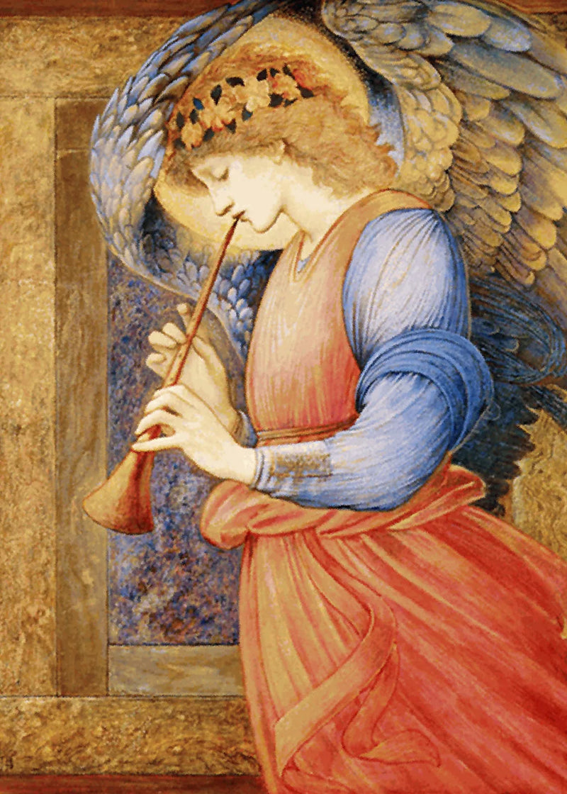 An Angel Playing the Flageolet - Edward Burne-Jones