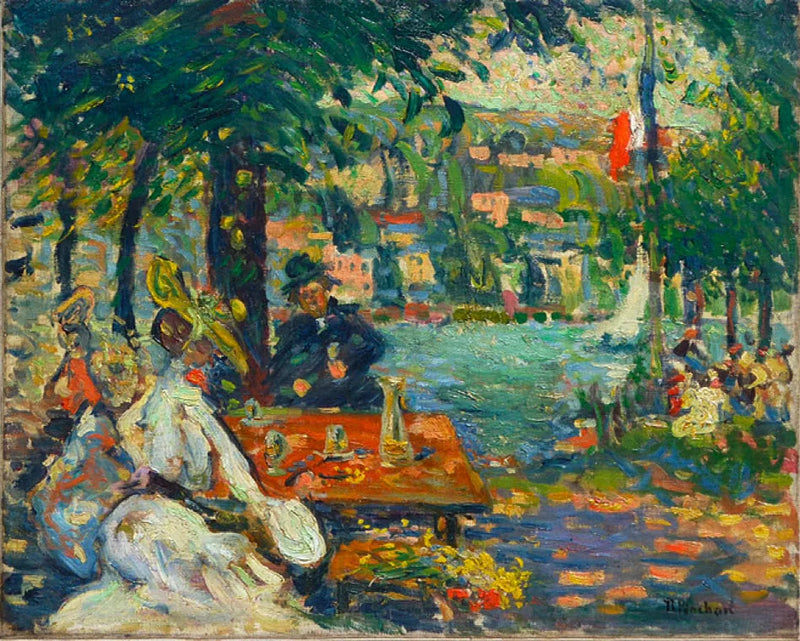 An Afternoon at Île aux Cerises - Robert Antoine Pinchon