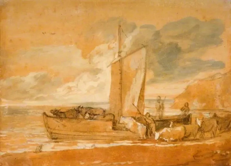 A Livestock Trough - Thomas Gainsborough