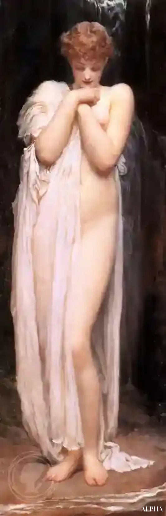 A bather - Frederic Leighton Reproductions of paintings in oil paint