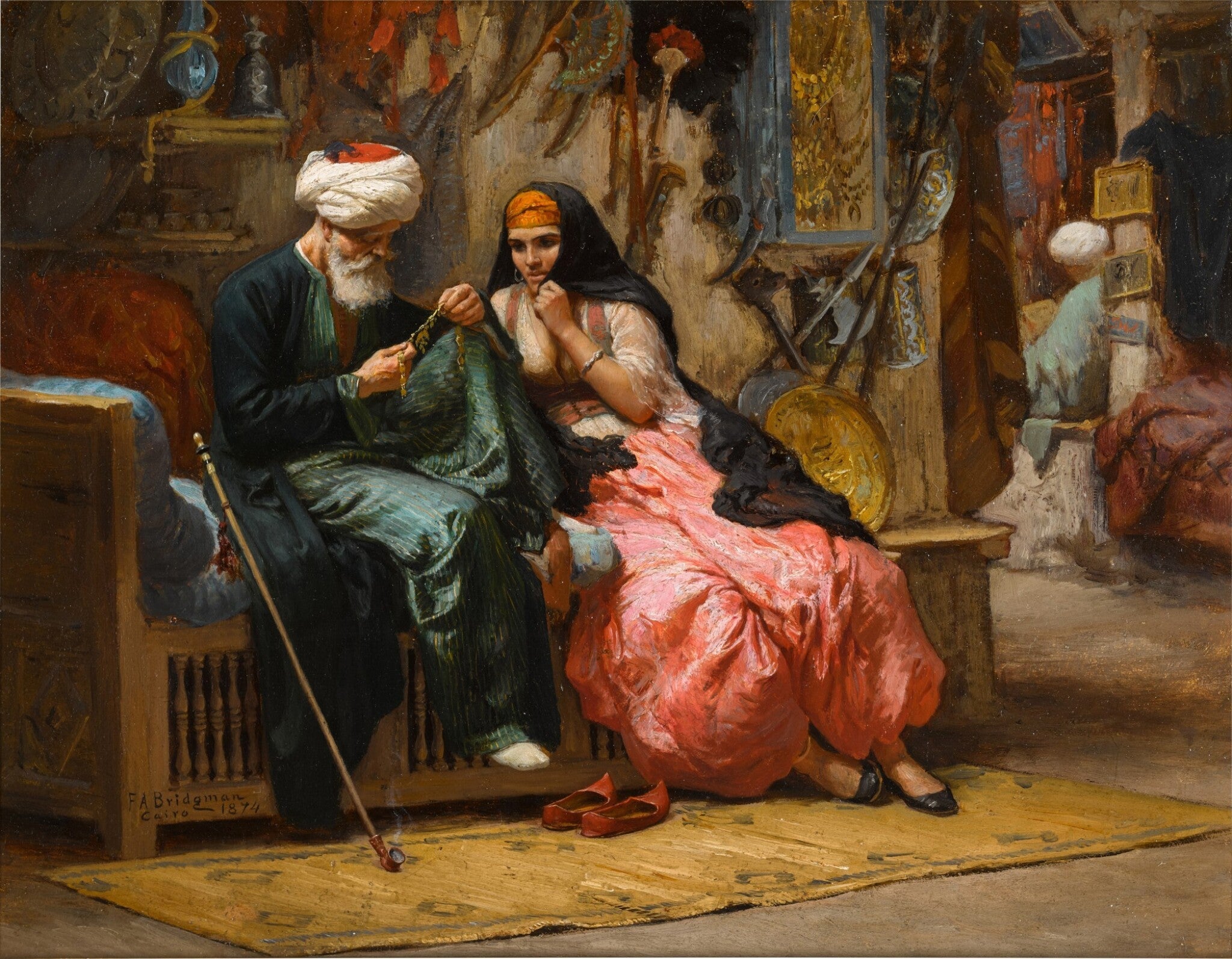 A Precious Jewel - Frederick Arthur Bridgman