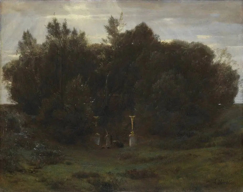 A Sacred Grove - Arnold Böcklin