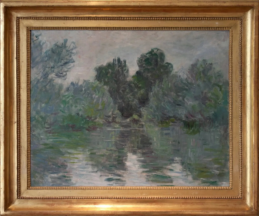 An arm of the Seine near Vétheuil - Claude Monet