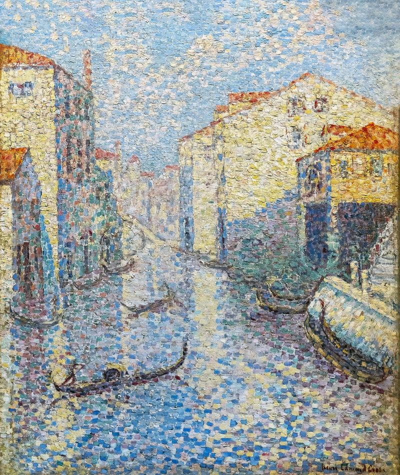 A Canal in Venice - Henri-Edmond Cross