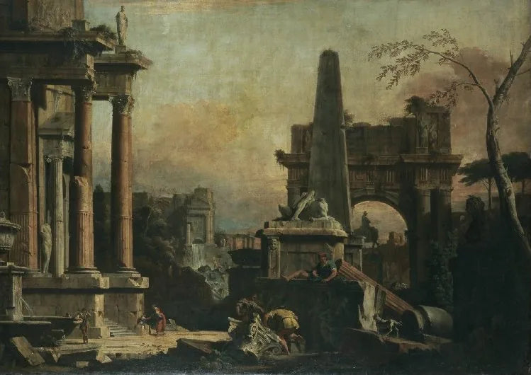 A Capriccio of Classical Rome - Sebastiano Ricci