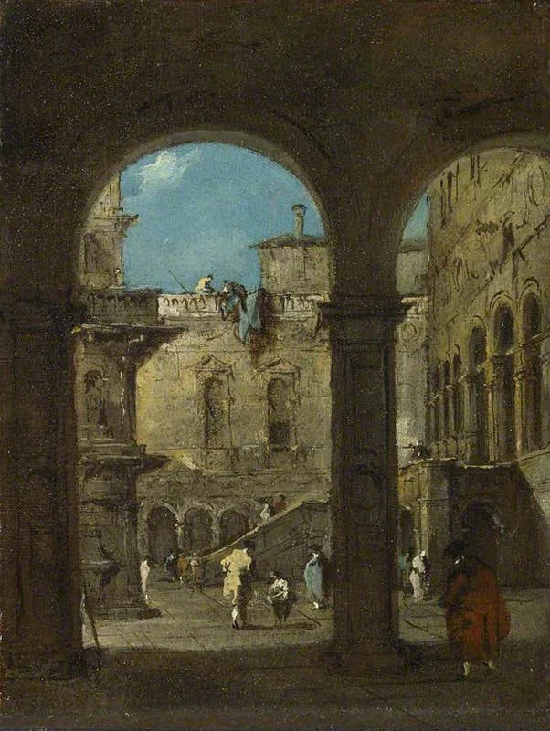 An Architectural Caprice - Francesco Guardi