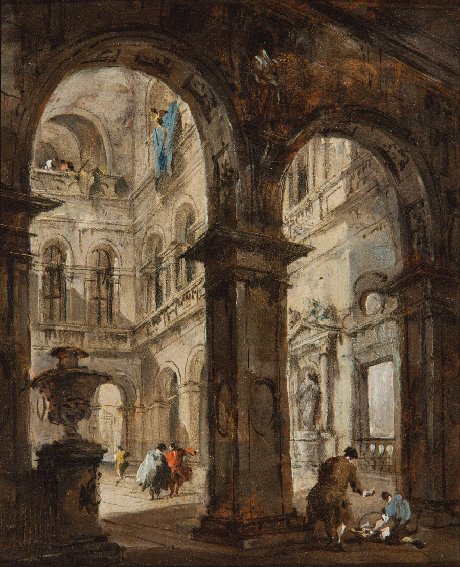 An Architectural Caprice - Francesco Guardi