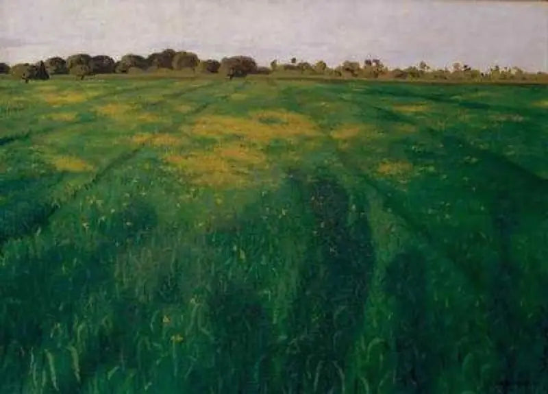 A Field of Green Oats - Félix Vallotton