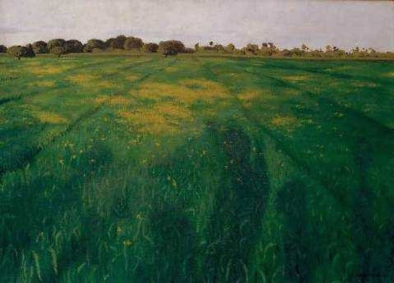 A Field of Green Oats - Félix Vallotton