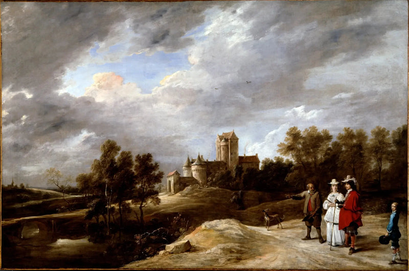 A castle and its owner - David Teniers the Younger