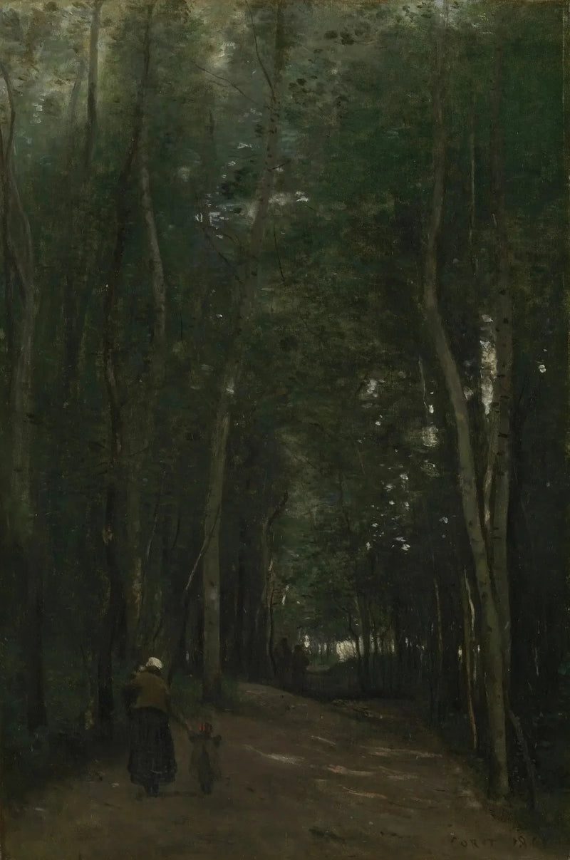 A Path in Saint-Cloud - Jean-Baptiste Camille Corot