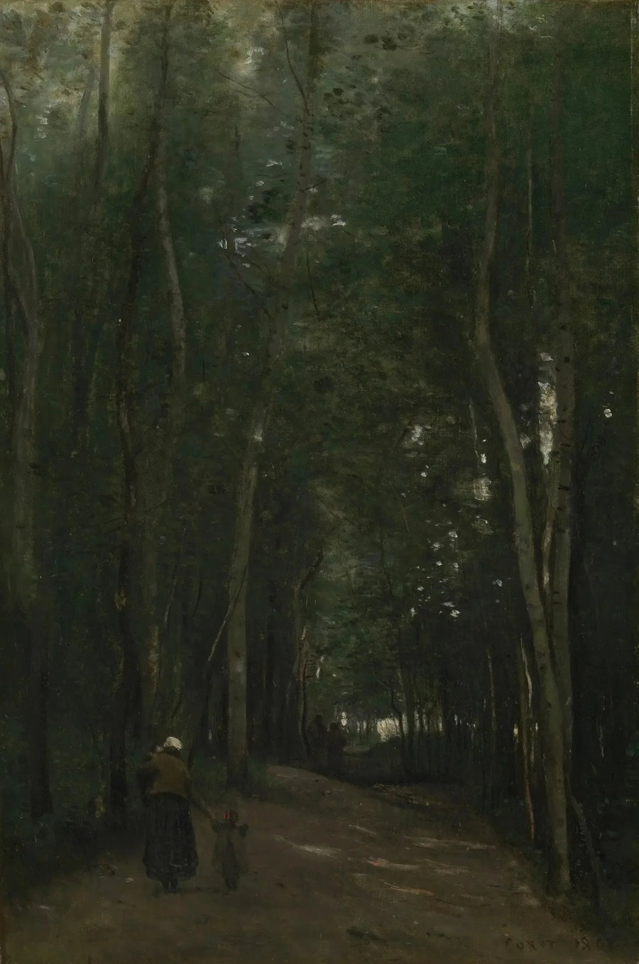 A Path in Saint-Cloud - Jean-Baptiste Camille Corot