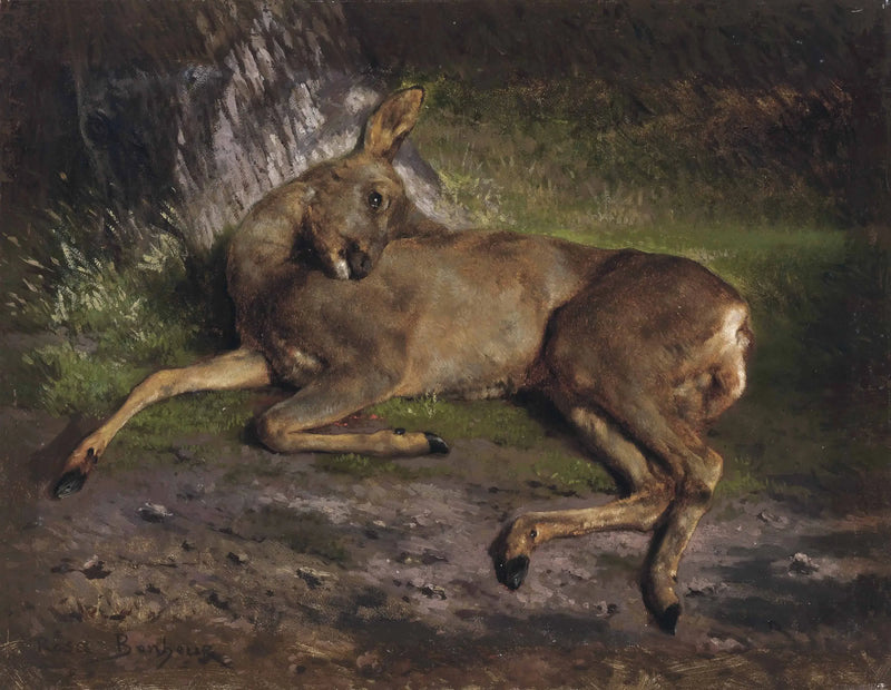 A Roe Deer in the Forest - Rosa Bonheur