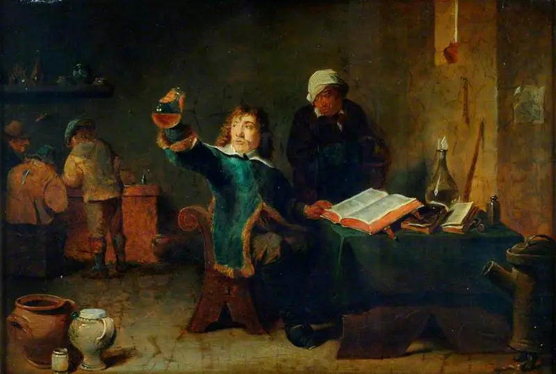A chemist in his laboratory - David Teniers the Younger