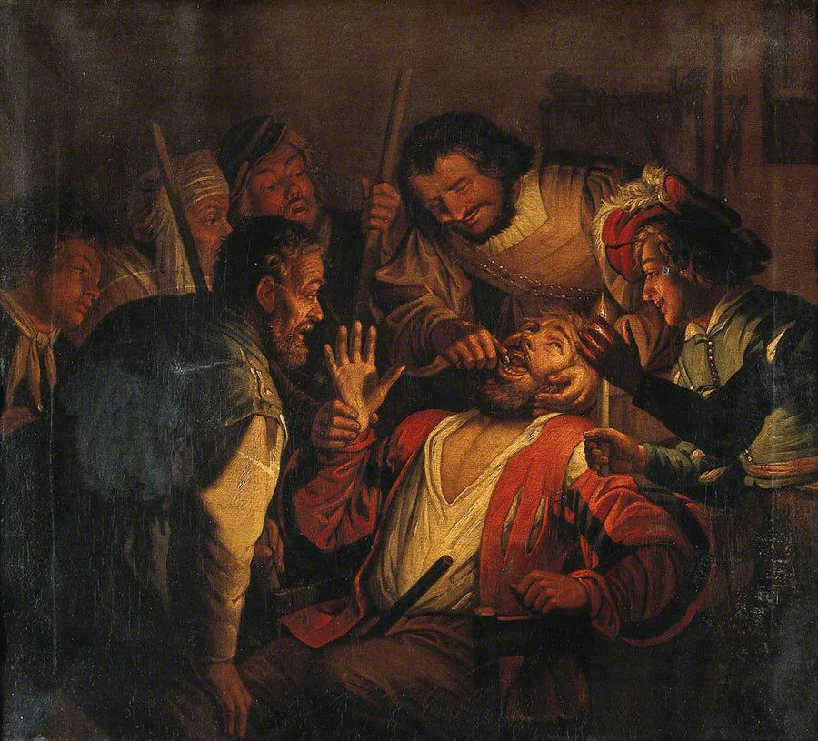 A surgeon extracting a tooth - Gerrit van Honthorst