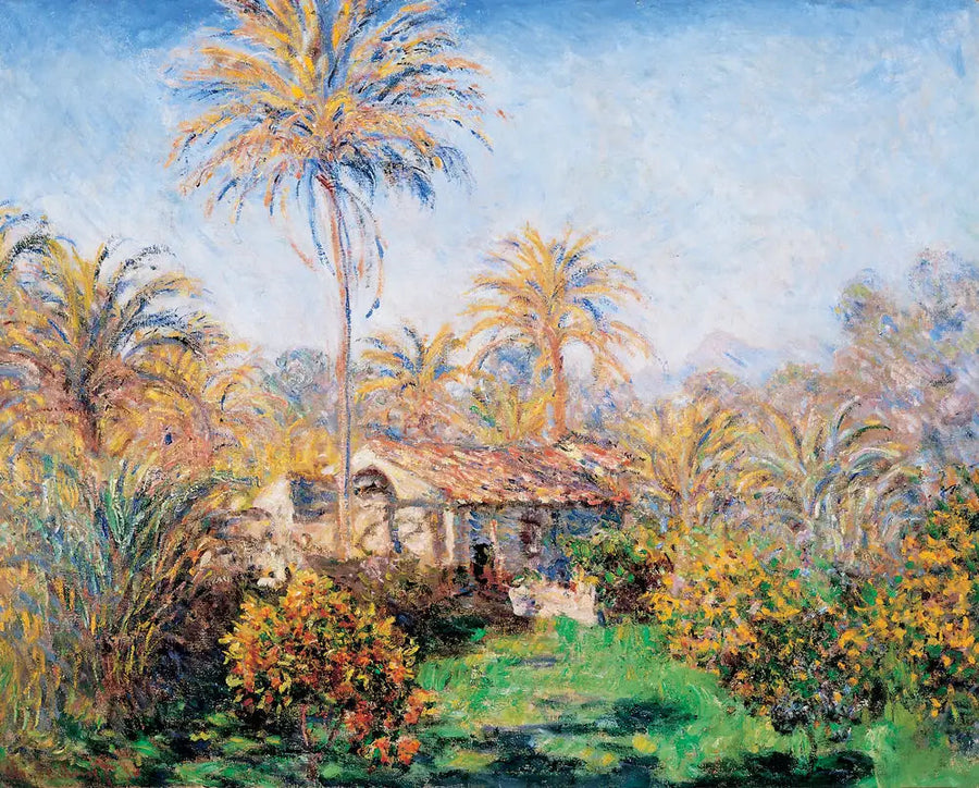 A Farm Corner in Bordighera - Claude Monet