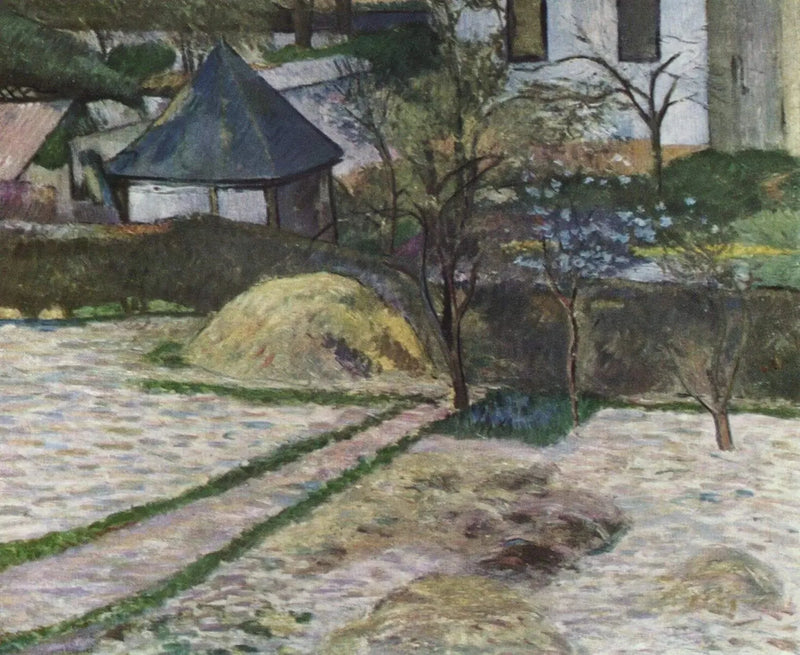 A Corner of the Garden in Rouen, or View of a Garden, Rouen - Paul Gauguin