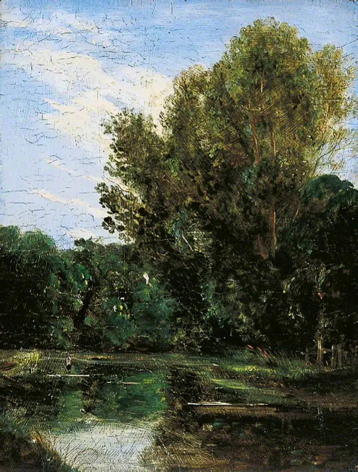 A corner of Hampstead Ponds, London - John Constable