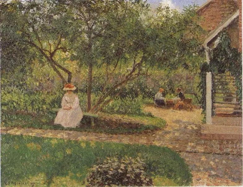A Corner of the Garden at Éragny - Camille Pissarro