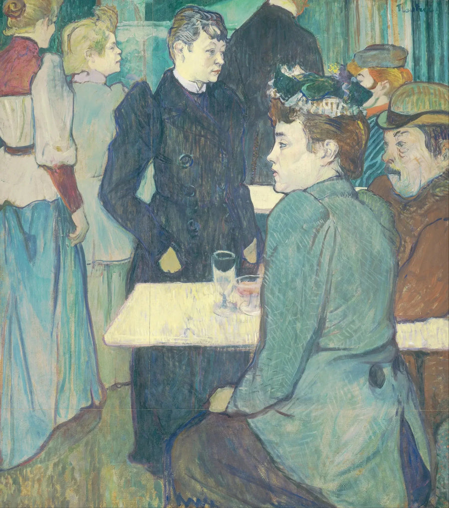 A Corner of the Moulin de la Galette - Henri de Toulouse-Lautrec