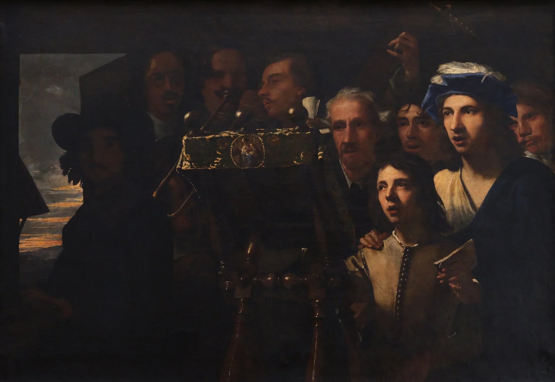 Un concert - Luca Giordano image 1 copie de tableau peinte à la main