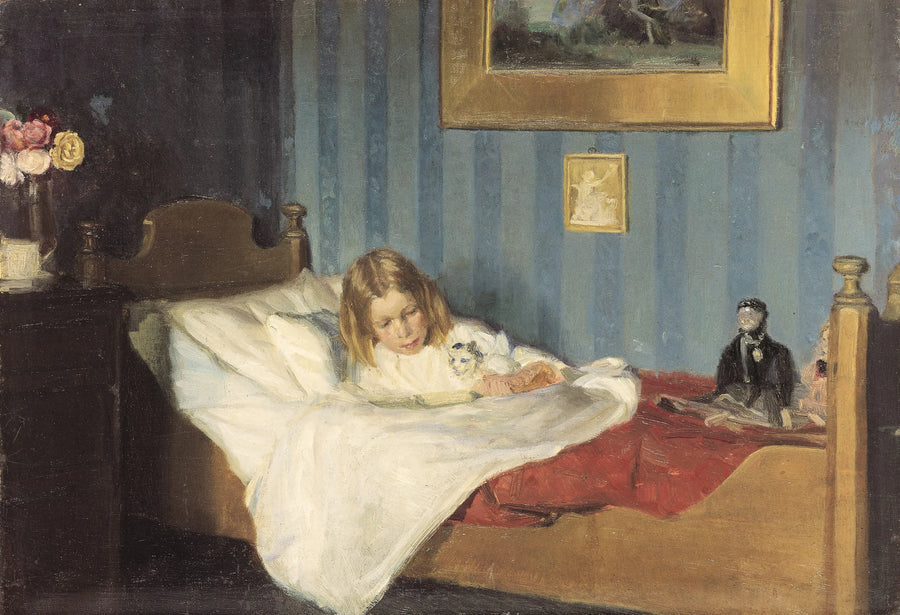 A convalescent - Michael Peter Ancher