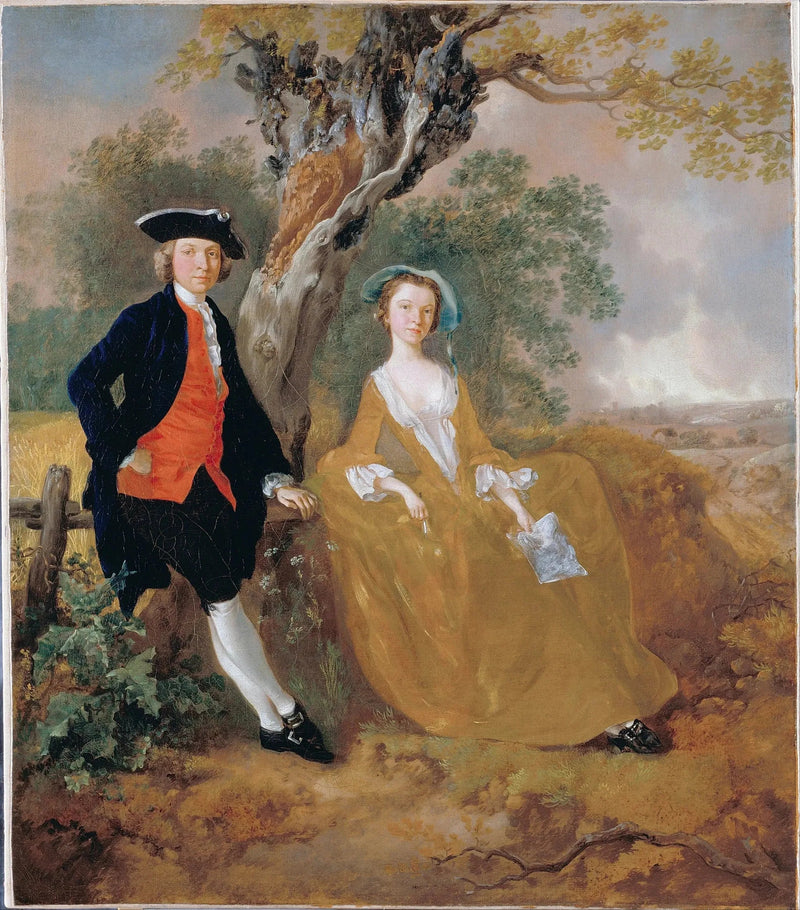 A couple in a landscape - Thomas Gainsborough