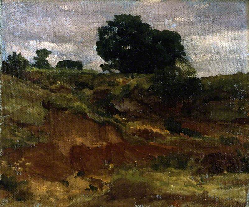 A sketch in Bedfordshire - Frederic Leighton