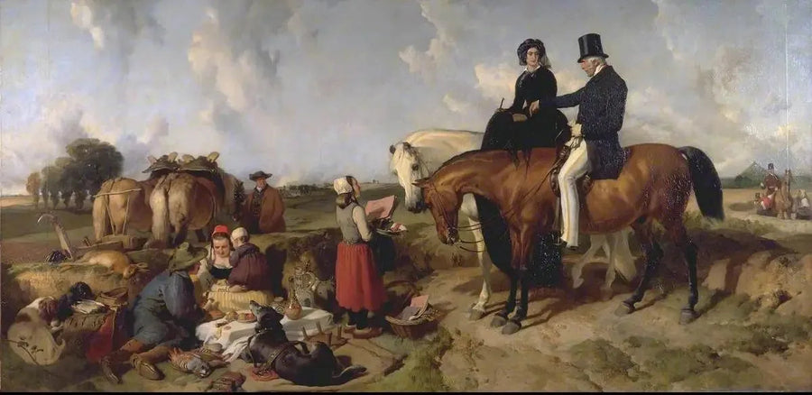A Dialogue at Waterloo - Edwin Henry Landseer