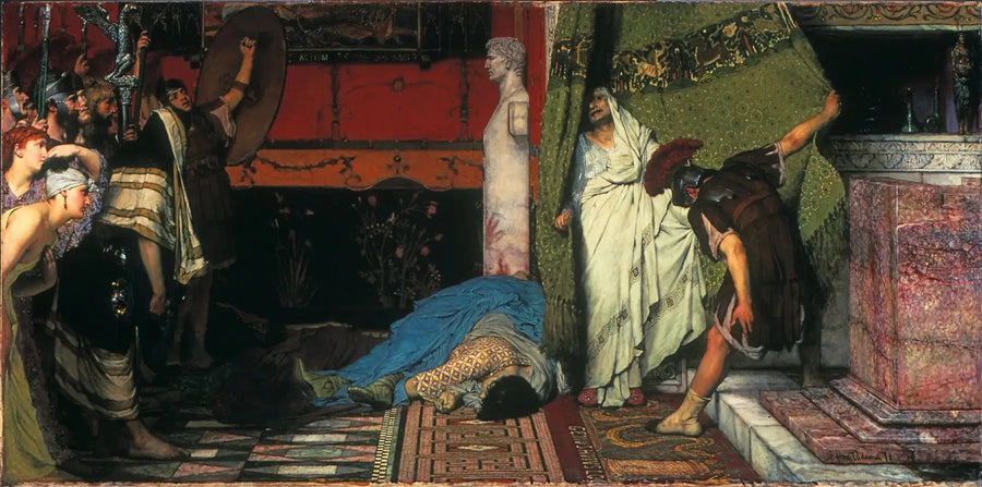 A Roman Emperor (Claudius) - Lawrence Alma-Tadema
