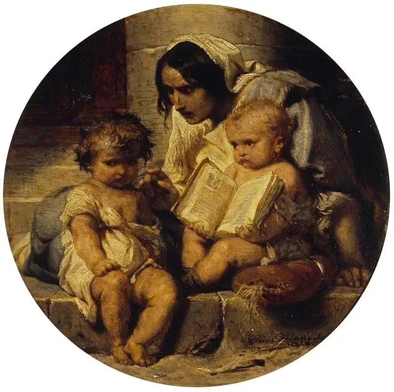 A Child Learning to Read - Paul Delaroche