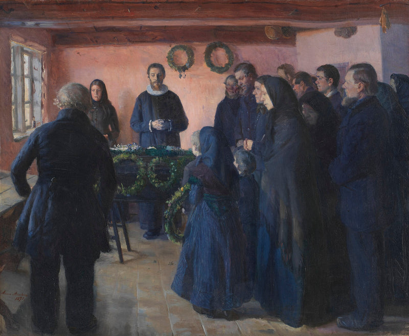 A Funeral - Anna Ancher