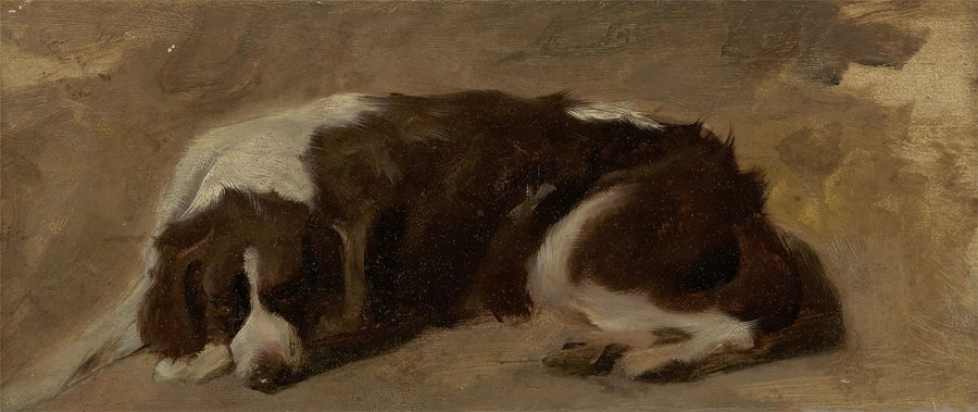 A lying spaniel - Edwin Henry Landseer