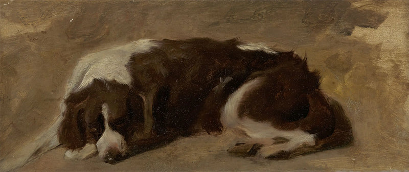A lying spaniel - Edwin Henry Landseer