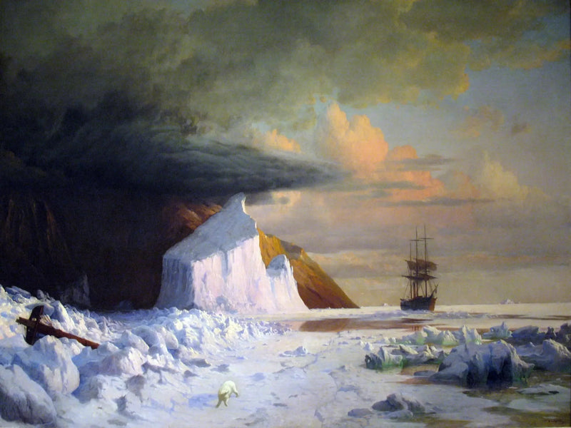 An Arctic Summer: Drilling the Ice Floe in Melville Bay - William Bradford