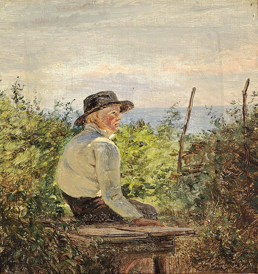 A boy on a bench. - Carl Heinrich Bloch