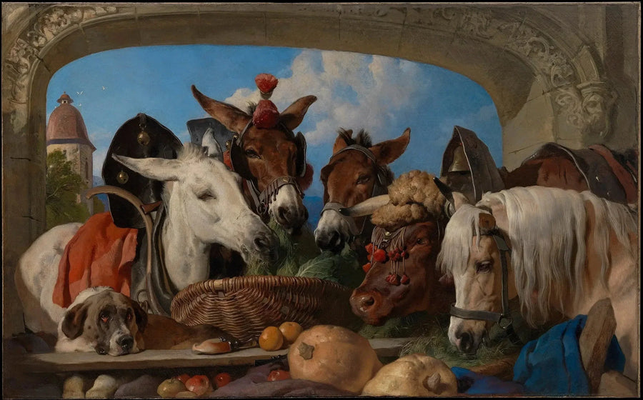 A group of animals, Geneva - Edwin Henry Landseer