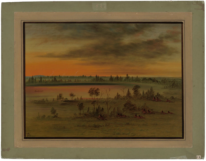 A Sioux War Party - George Catlin