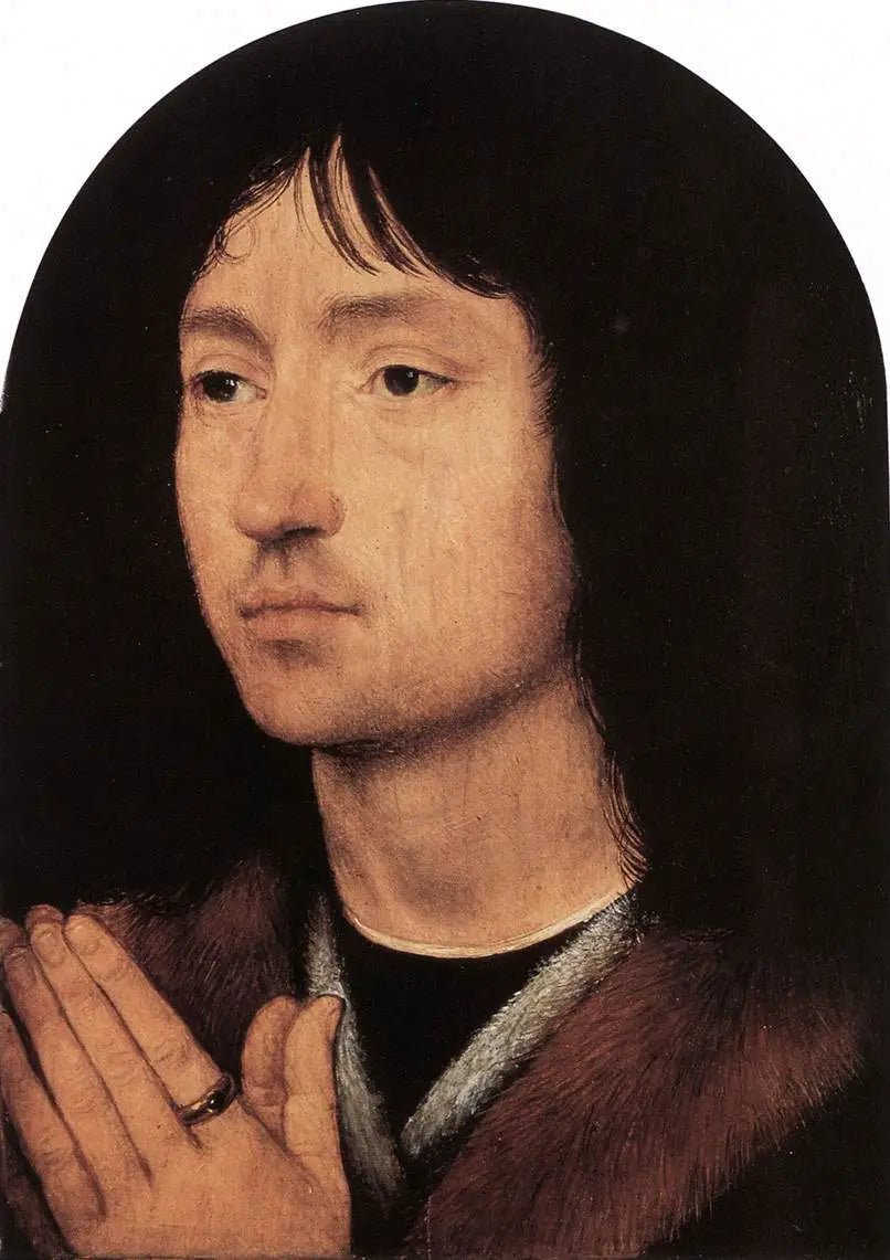 An Unknown Man Praying - Hans Memling