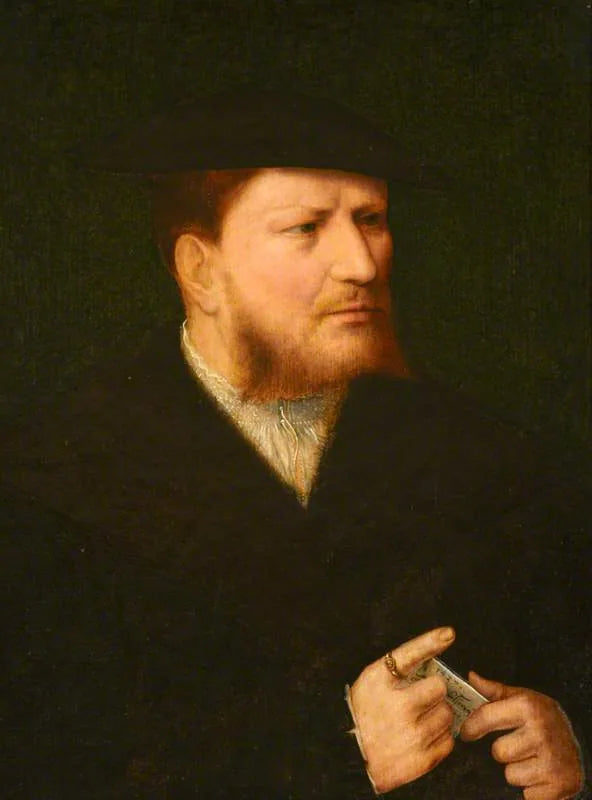 An Unknown Person with a Letter - Joos van Cleve