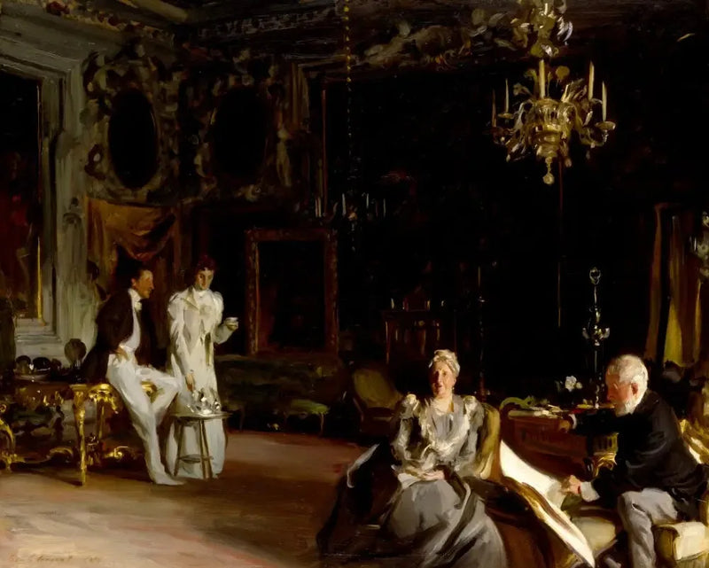 An Interior in Venice - John Singer Sargent