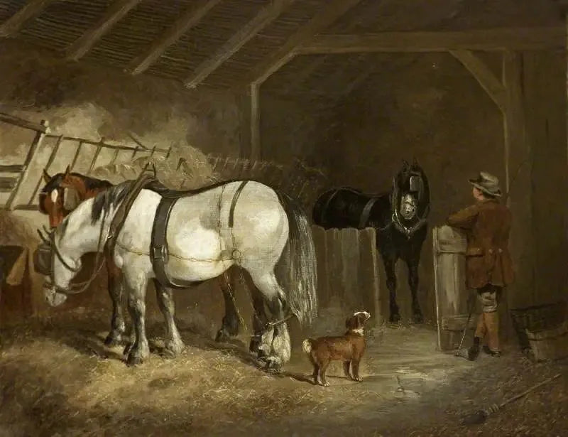 A Stable Interior - John Frederick Herring, Sr.