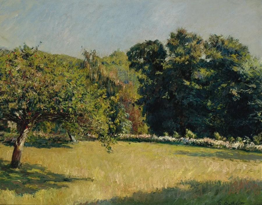A Garden in Trouville - Gustave Caillebotte
