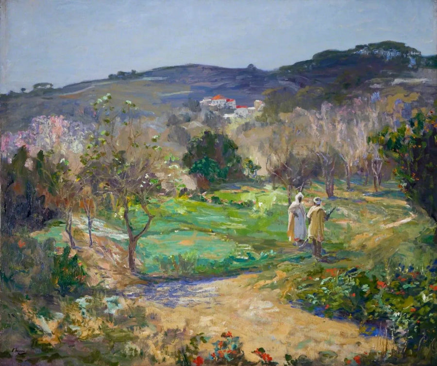 A Moorish Garden in Winter - John Lavery