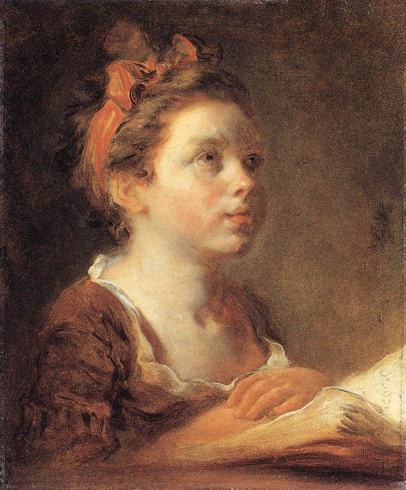 A Young Scholar - Jean-Honoré Fragonard