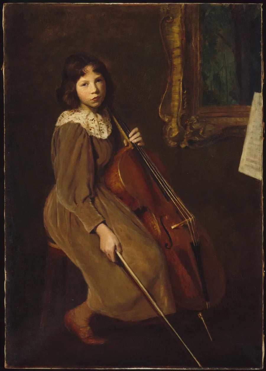 A Young Cellist - Lilla Cabot Perry