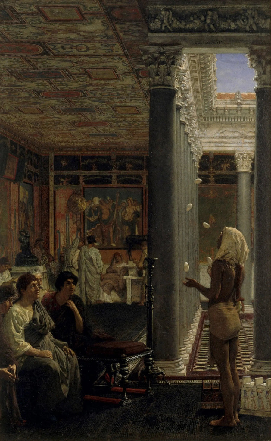 A juggler - Lawrence Alma-Tadema