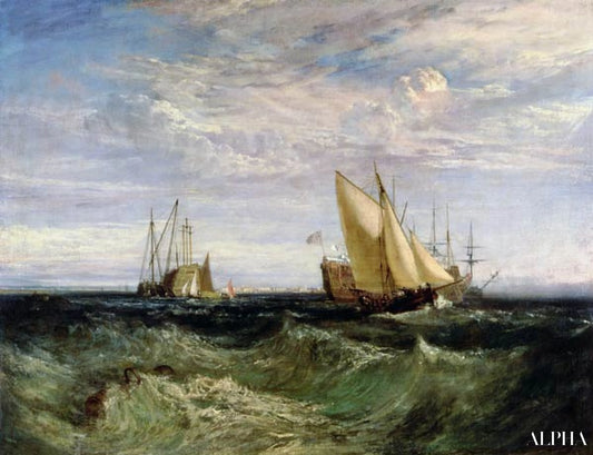 Un jour venteux - William Turner - Reproductions de tableaux et peintures haut de gamme