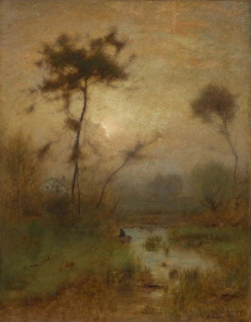 A Silver Morning - George Inness